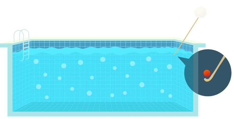 不要な成分を分離して除く イメージ画像